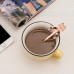 JETTINGBUY 3 Pcs Stainless Steel Spoon Mini Cat Tea Soup Coffee Sugar Dessert Appetizer Seasoning Bistro Spoon Hanging Cup Spoon Kitchen Gadget SILVER GOLDEN ROSE GOLD - B077FRFN6V